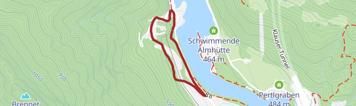 Route map: Schloss Klaus